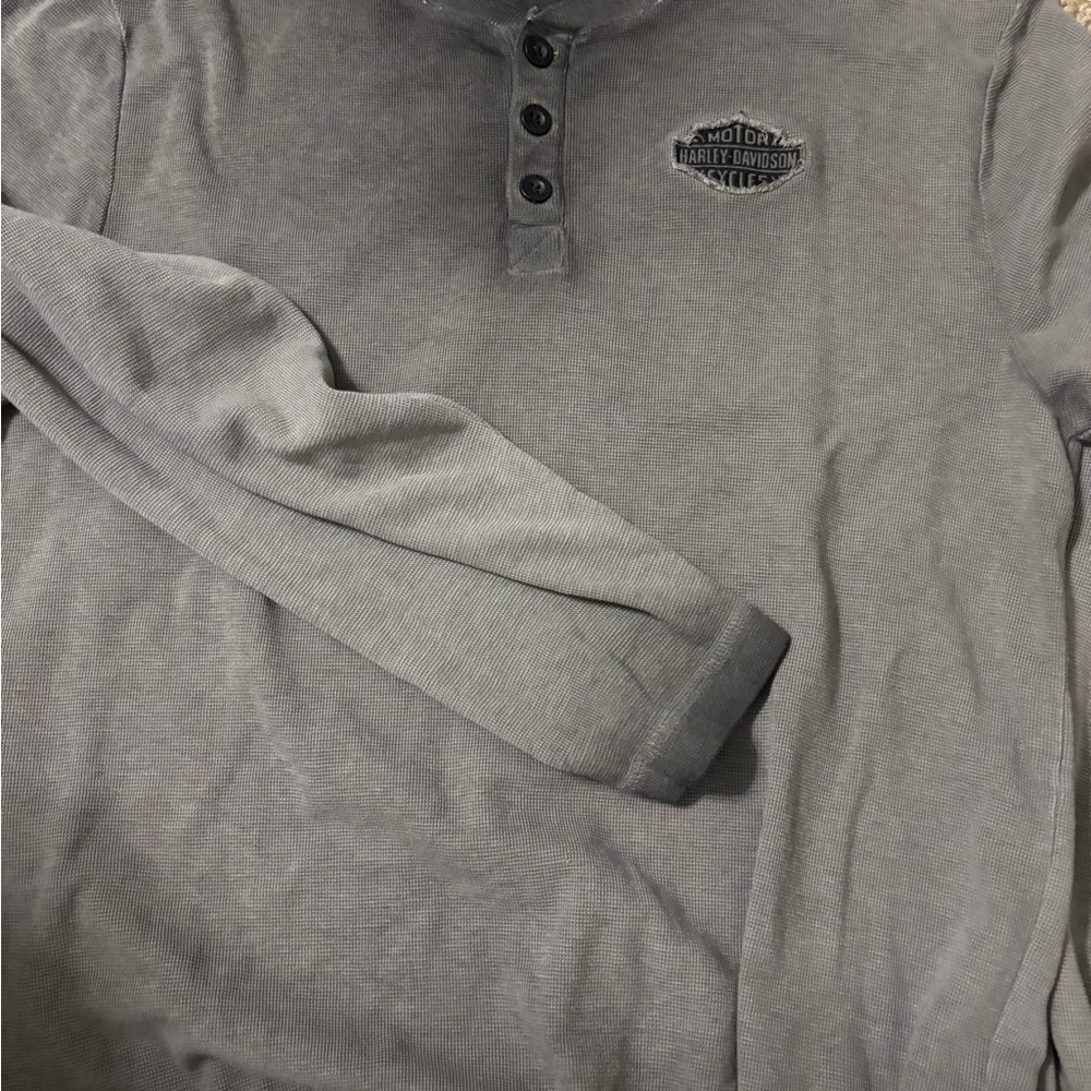 Harley-Davidson Gray Long Sleeve Tee